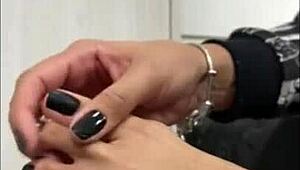 you caught queen kiffa red handed with her little feet
