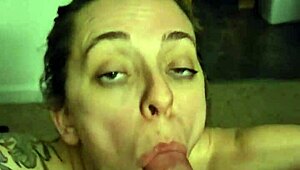 Milf pov rough hard blowjob and creampie teaser video