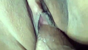close up perfect pussy gets fucked with huge creampie