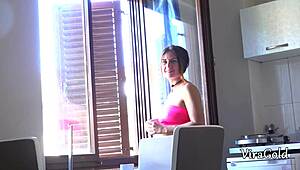 Passionate beauty perfect blowjob skills and takes cumshot in her mouth