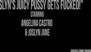 Cuban angelina castro plays with joslyn janes big tits