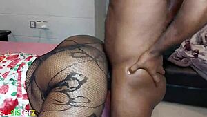 cheating bbw handles big black cock
