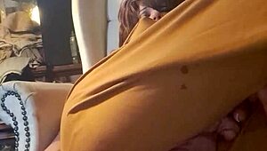 fine ass tranny uses big dildo