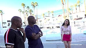 zoe lark takes monster black cock deep in her ass during interracial double penetration