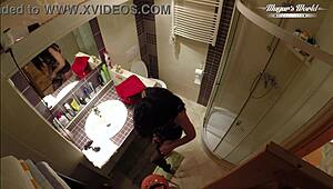 behind the scenes busty milf kira queen