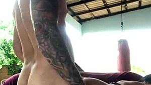 Amateur couple films first passionate homemade sex video