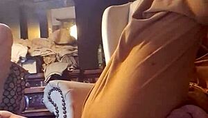 fine ass tranny uses big dildo