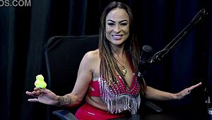 belinha baracho gives dirty interview at porn cast brazil