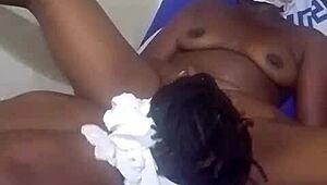 Beautiful African Woman Shows Her Big Pussy Lips