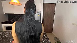 Cheating wife no panties all evening 😈 hard fuck in all holes