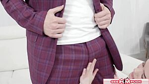Smooth Charmer Derek Kage Gets His Ass Eaten By Beauty Trinity Olsen
