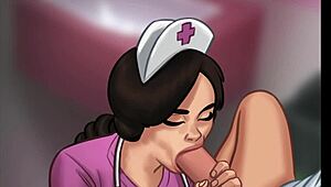 Summertie nurse sucks monster cock in hospital