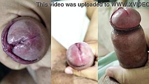 my small cock with phimosis gets handjobs from teen