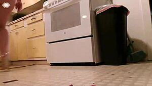 Dawnskye1962 giantess finds shrinky dink in kitchen