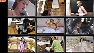 Freshman gets mandatory hitachi orgasm from doctor
