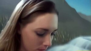 Very Hot Babe Gives Stunning Blowjob