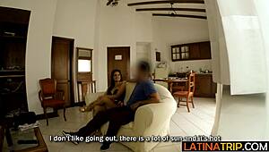 big tits latina teen face fucked by friend
