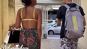 perdidos pela praia ficamos pelados e fizemos um ménage