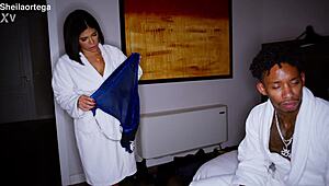 Sheila ortega and snakes barcelona share bedroom fun