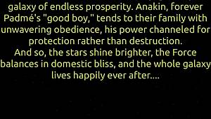 Alternate Revenge Of The Sith Ending Padmes Dominion