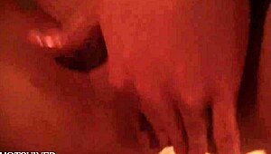 Threesome sex by candlelight with oiled latinas