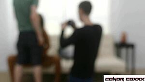 Behind the scenes fuck with mixed teen beauty
