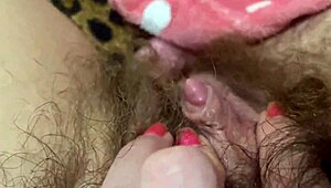 See extreme closeup of her throbbing clit orgasm