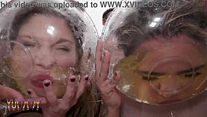 Alice and victoria share intense anal fisting fun