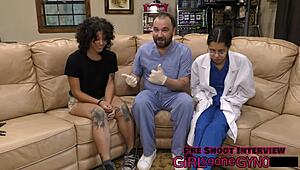 tampa university student gets anal fingering in backstage checkup