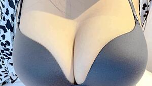 Perfect body car model with huge tits gets fucked