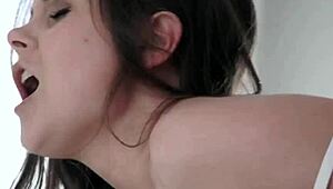 European Babe Gives Intense Head With Emotion