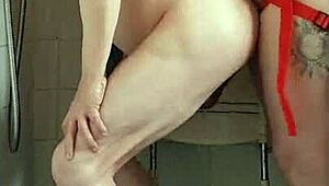 Pegging boyfriends ass in kitchen cornfield and bathroom