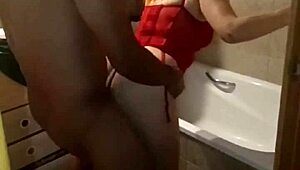 I found my suegra naked and fucked her