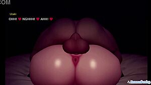 Horny girlfriend uzaki sucks cock like popsicle