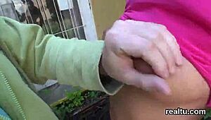 Czech sweetie seduced and banged in pov