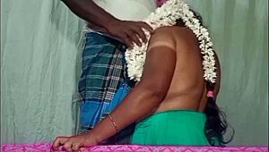desi tamil housewife gets fucked by husband at home