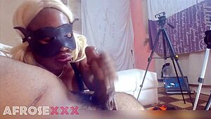 beautiful woman gives excellent demonstration