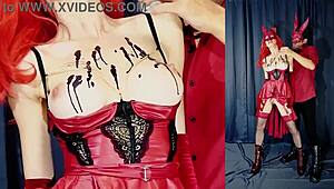 halloween video part 1 - hot wax on hot tits