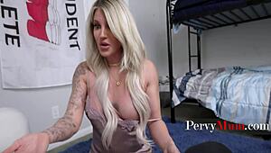 watching step sons secret sextape together and then fucking him