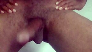 Neighbor enjoys intense solo masturbation session
