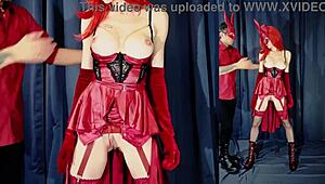 halloween video part 1 - hot wax on hot tits