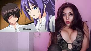 Perverted guy fucks coworkers in hentai scene