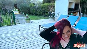 Sally feels fully satisfied in redhead encounter