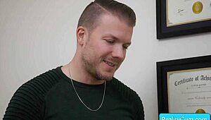 Kayla Paige Sucks Massive Cock With Her Big Tits