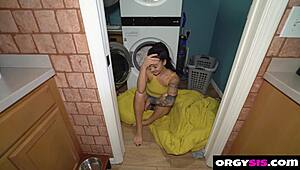 Cam girl stepsister evelin gets pounded by her stepbrother