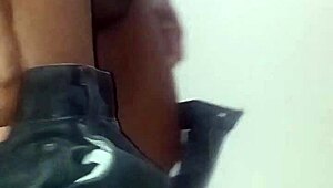 Spreading Ass And Masturbating In Secluded Private Area