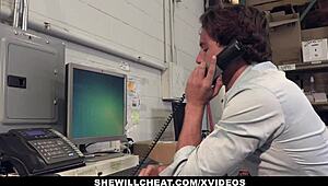 SHEWILLCHEAT - Busty MILF Boss Fucks New Employee At Work