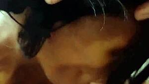 Hot Slut Gives Best Blowjob And Takes Doggystyle In Filthy Toilet