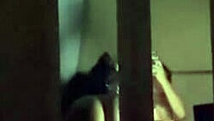 A beautiful chick jumps on a dick and gets unrealistic pleasure