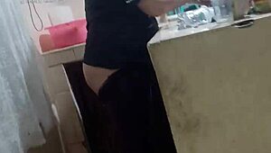 mexicana sexo anal en la cocina apurate mi jefa